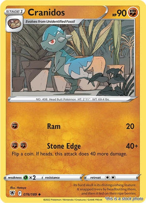Cranidos - 076/189 - [SWSH10 - SWSH10: Astral Radiance]