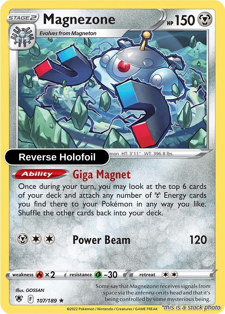 Magnezone - 107/189 - [SWSH10 - SWSH10: Astral Radiance] - Reverse Holofoil