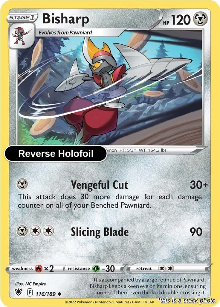 Bisharp - 116/189 - [SWSH10 - SWSH10: Astral Radiance] - Reverse Holofoil