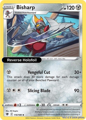 Bisharp - 116/189 - [SWSH10 - SWSH10: Astral Radiance] - Reverse Holofoil