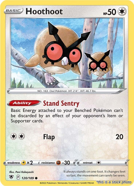 Hoothoot - 120/189 - [SWSH10 - SWSH10: Astral Radiance]