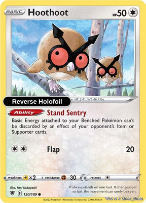 Hoothoot - 120/189 - [SWSH10 - SWSH10: Astral Radiance] - Reverse Holofoil