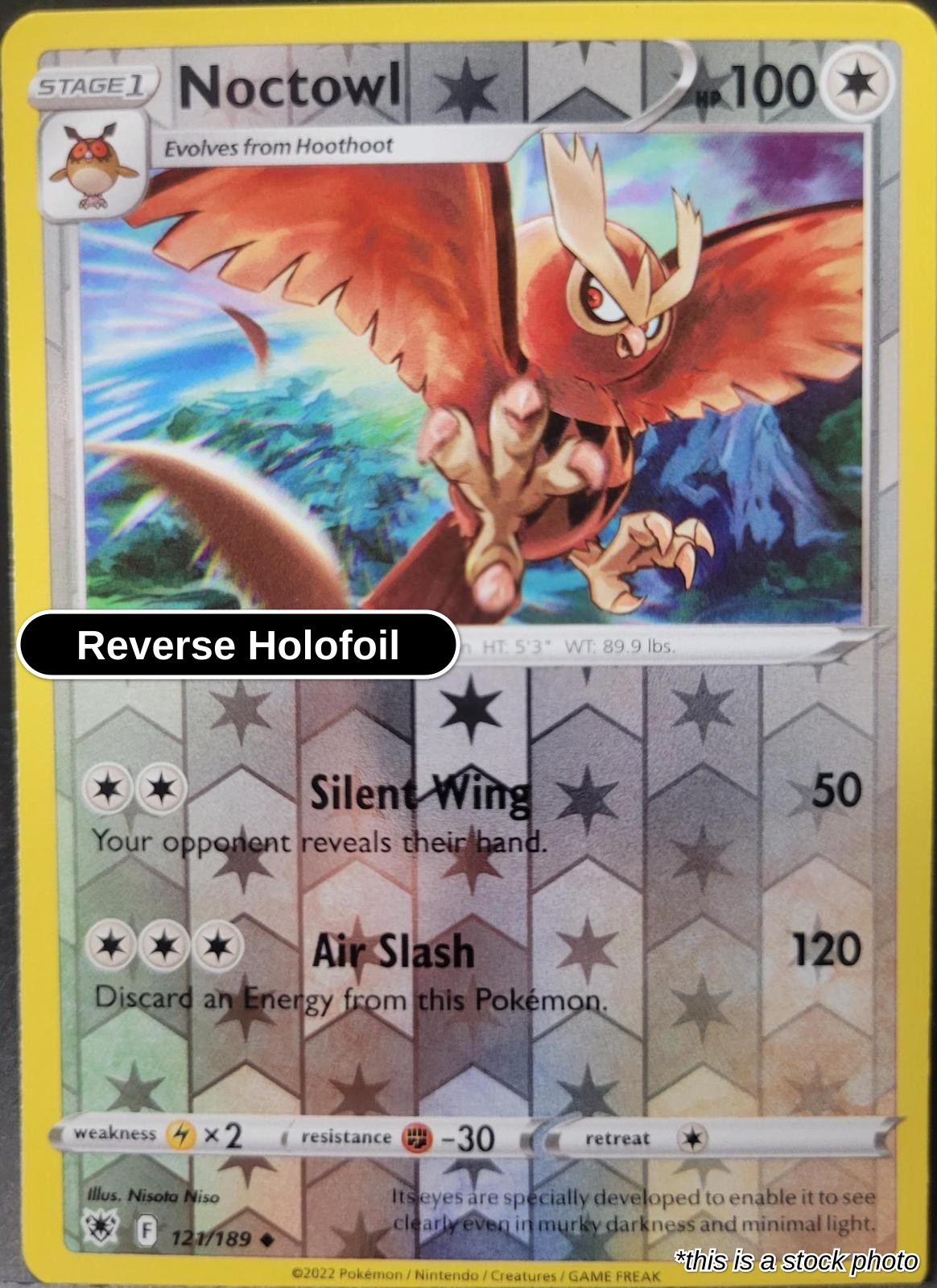 Noctowl - 121/189 - [SWSH10 - SWSH10: Astral Radiance] - Reverse Holofoil