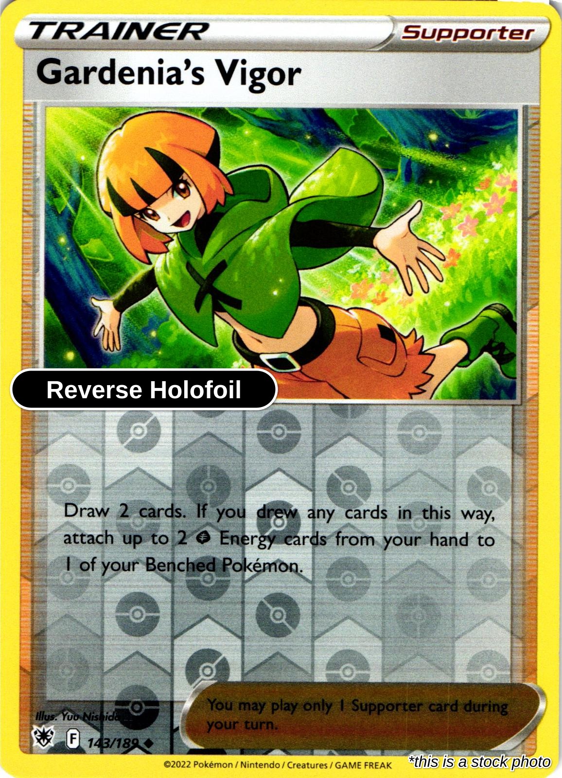 Gardenia's Vigor - 143/189 - [SWSH10 - SWSH10: Astral Radiance] - Reverse Holofoil