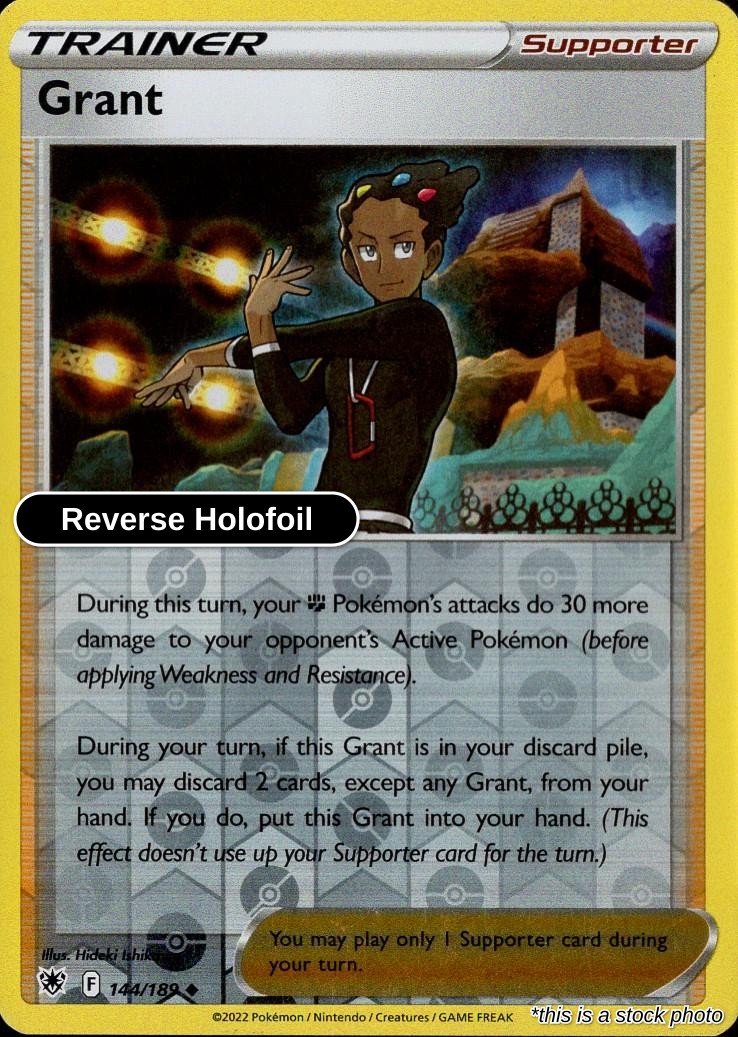 Grant - 144/189 - [SWSH10 - SWSH10: Astral Radiance] - Reverse Holofoil