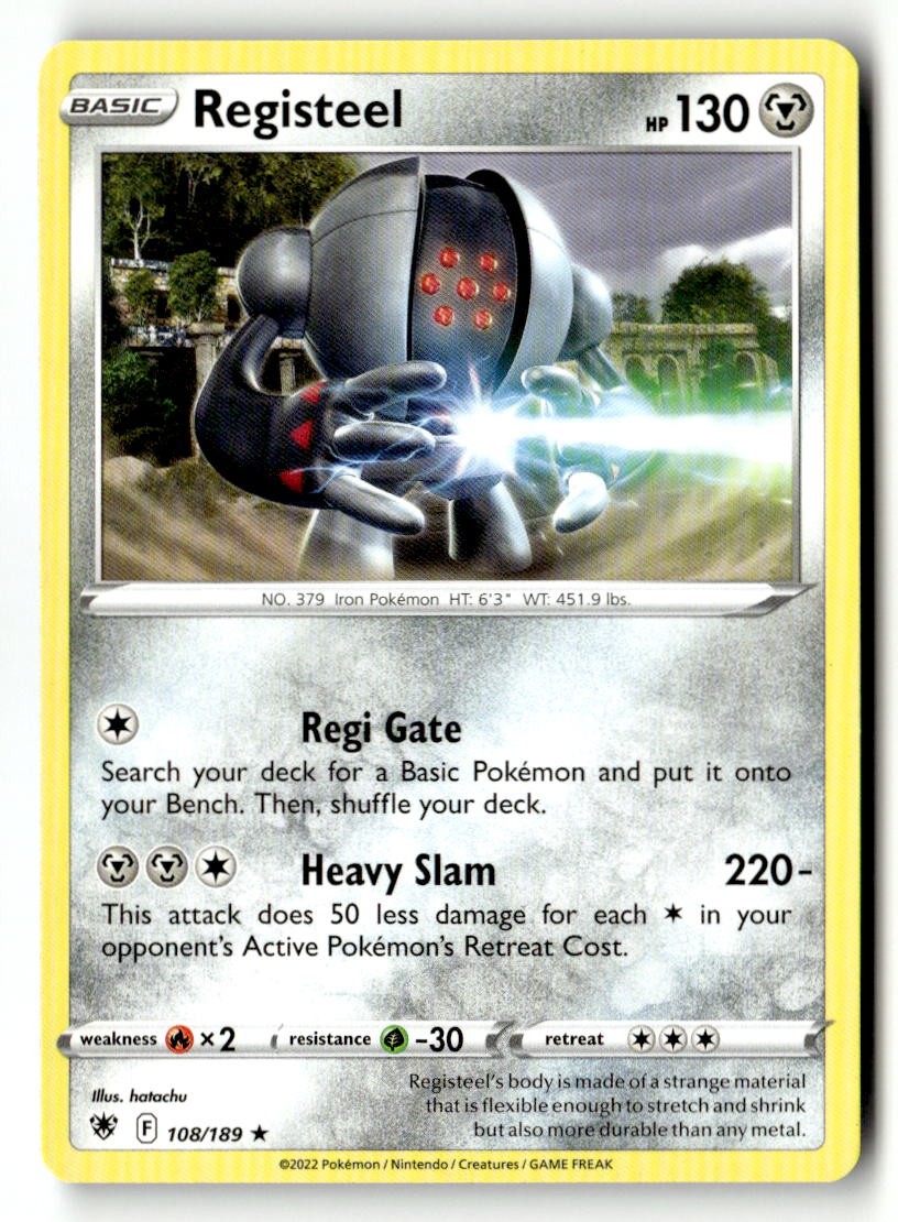Registeel - 108/189 - [SWSH10 - SWSH10: Astral Radiance]