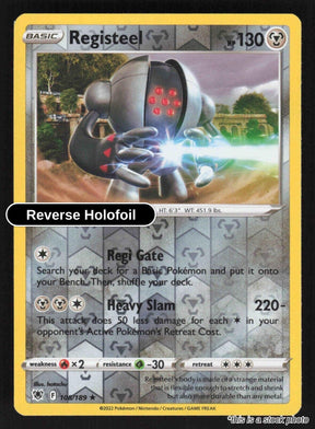 Registeel - 108/189 - [SWSH10 - SWSH10: Astral Radiance] - Reverse Holofoil