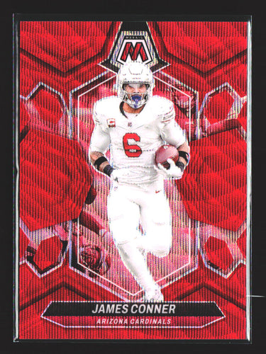 James Conner 2024 Panini Mosaic Mosaic Red Wave #2