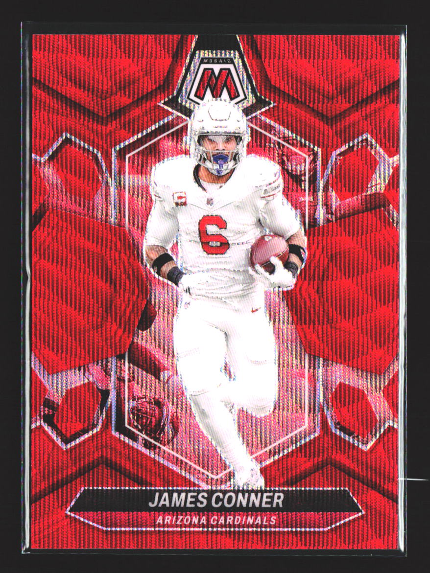 James Conner 2024 Panini Mosaic Mosaic Red Wave #2