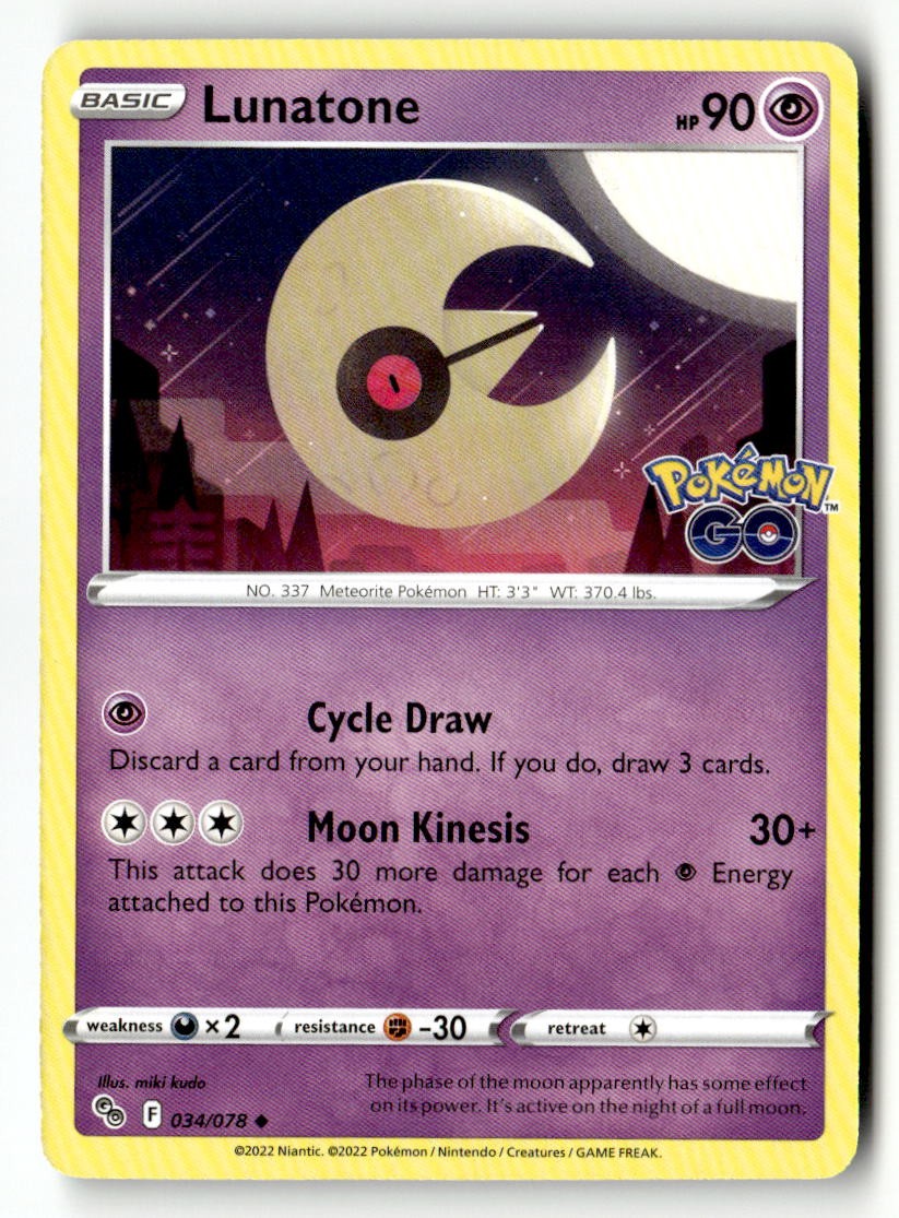 Lunatone - 034/078 - [PGO - Pokemon GO]