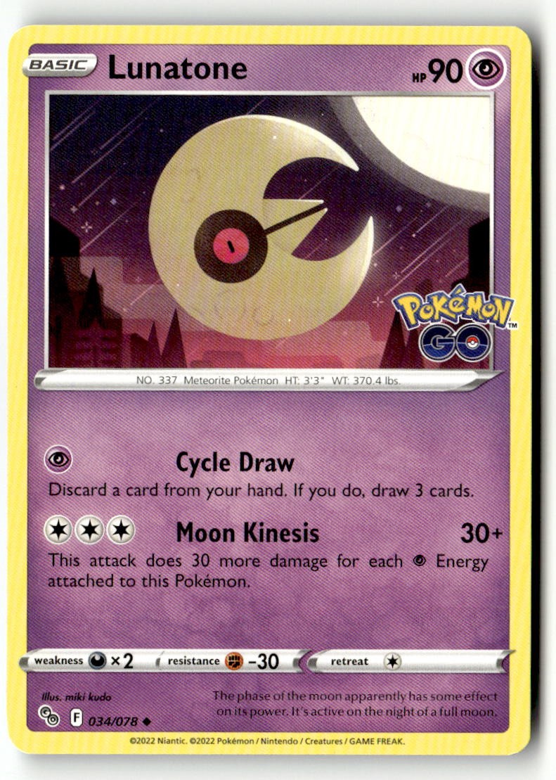 Lunatone - 034/078 - [PGO - Pokemon GO]