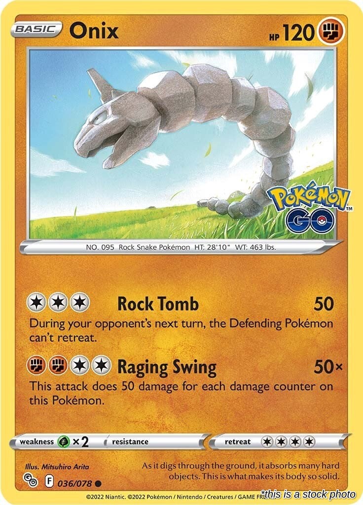 Onix - 036/078 - [PGO - Pokemon GO]