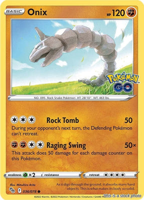 Onix - 036/078 - [PGO - Pokemon GO]