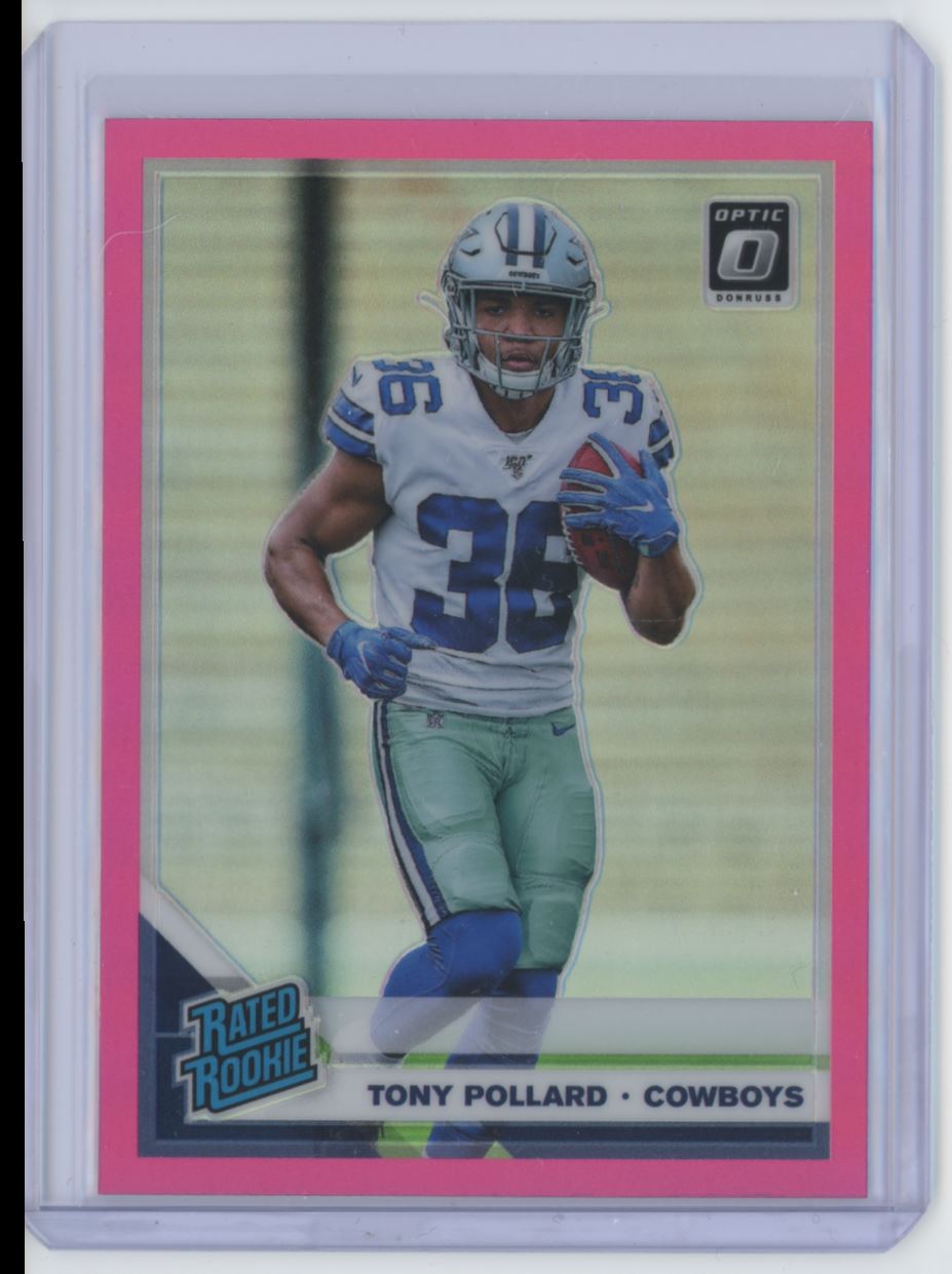 Tony Pollard 2019 Donruss Optic Pink 187  S5036