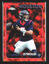 Load image into Gallery viewer, CJ Stroud 2024 Topps Chrome Sapphire Edition Orange Sapphire #83 #/25
