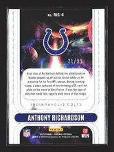 Load image into Gallery viewer, Anthony Richardson 2023 Panini Phoenix Rookie Rising Orange #RIS-4 #/99

