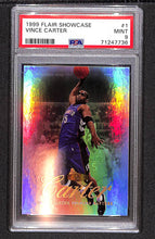 Load image into Gallery viewer, Vince Carter 1999-00 Flair Showcase #1 PSA 9
