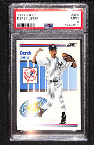 Derek Jeter 1993 Score #489 PSA 9