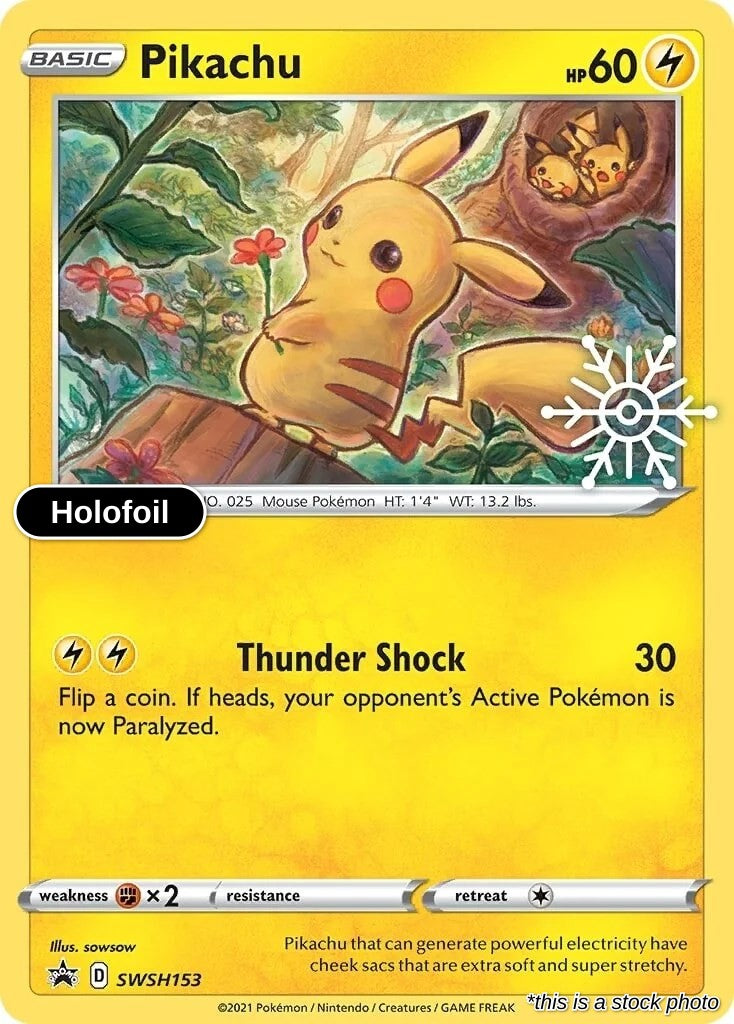 Pikachu - SWSH153 (Holiday Calendar)