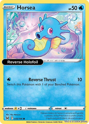 Horsea - 035/196 - [SWSH11 - SWSH11: Lost Origin] - Reverse Holofoil