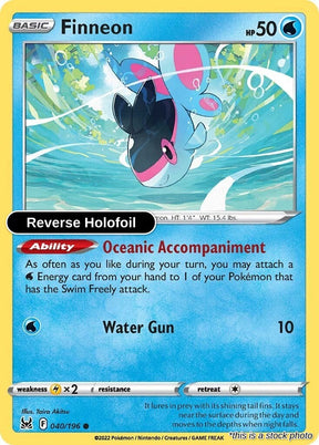 Finneon - 040/196 - [SWSH11 - SWSH11: Lost Origin] - Reverse Holofoil