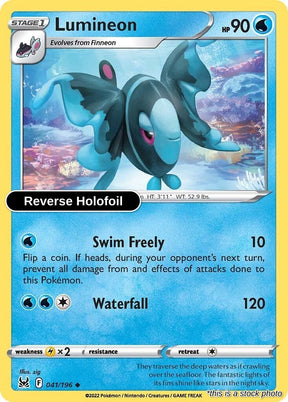 Lumineon - 041/196 - [SWSH11 - SWSH11: Lost Origin] - Reverse Holofoil
