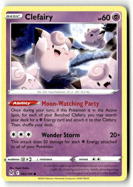 Clefairy - 062/196 - [SWSH11 - SWSH11: Lost Origin]