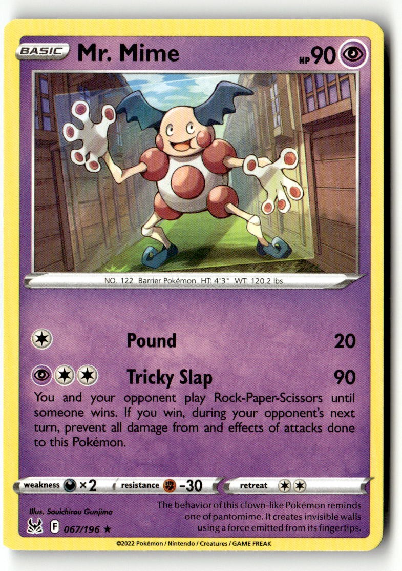 Mr. Mime - 067/196 - [SWSH11 - SWSH11: Lost Origin]