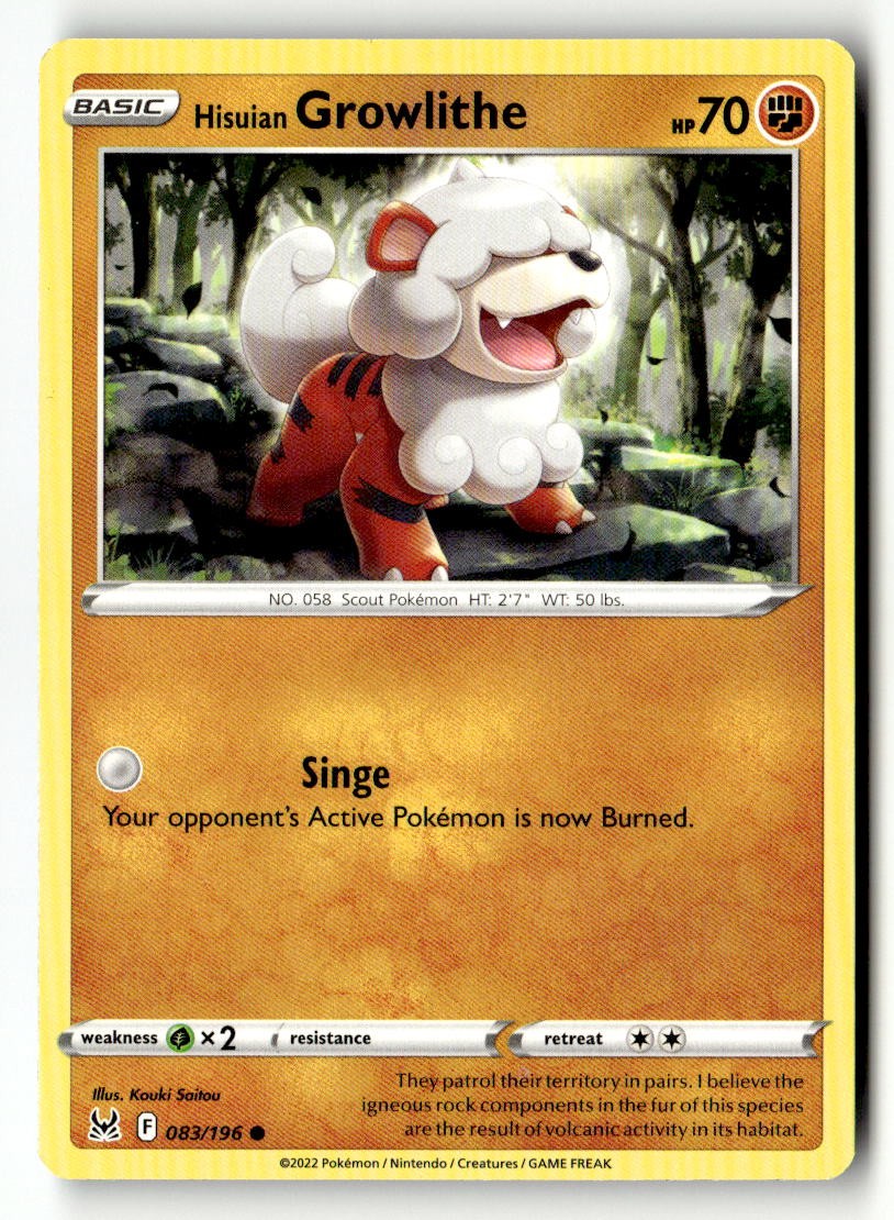 Hisuian Growlithe