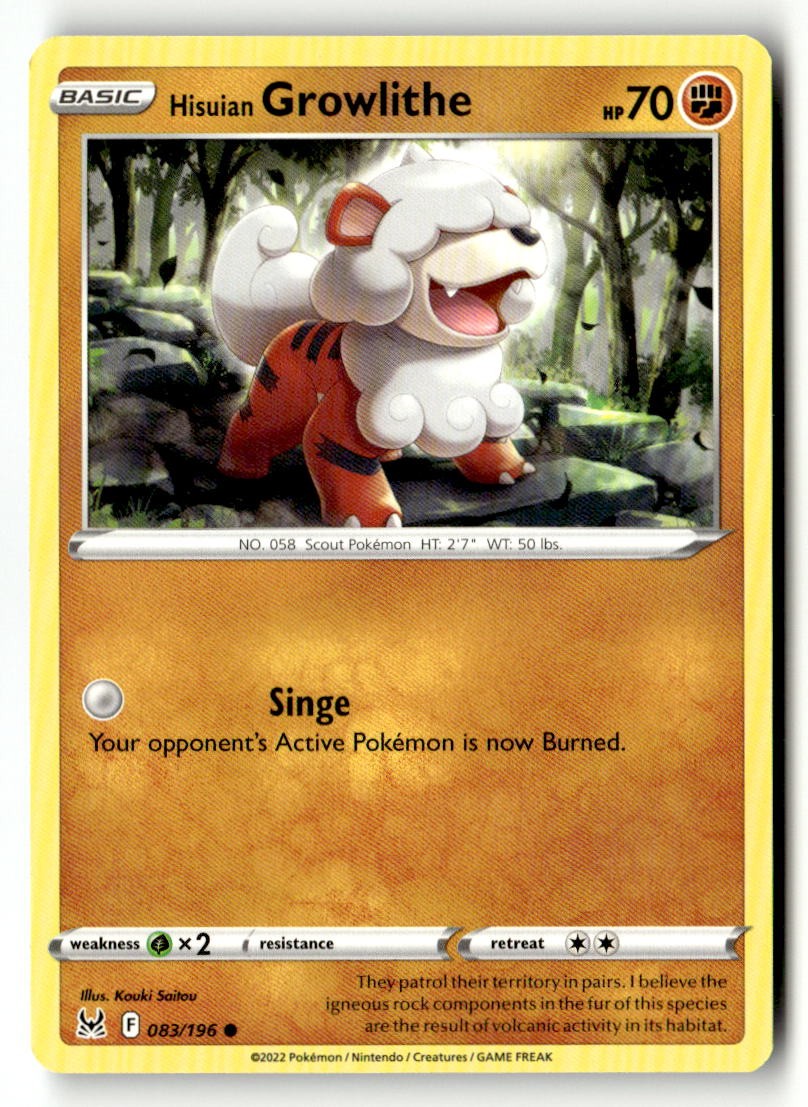 Hisuian Growlithe