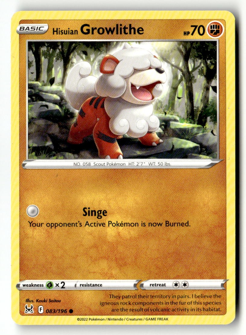 Hisuian Growlithe