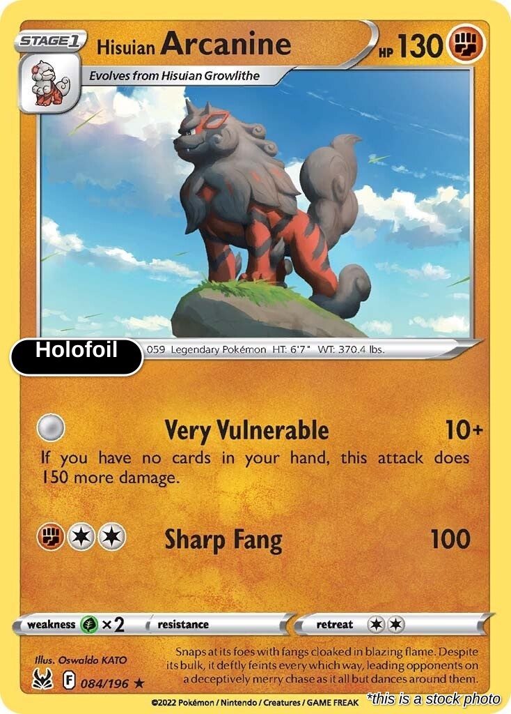 Hisuian Arcanine