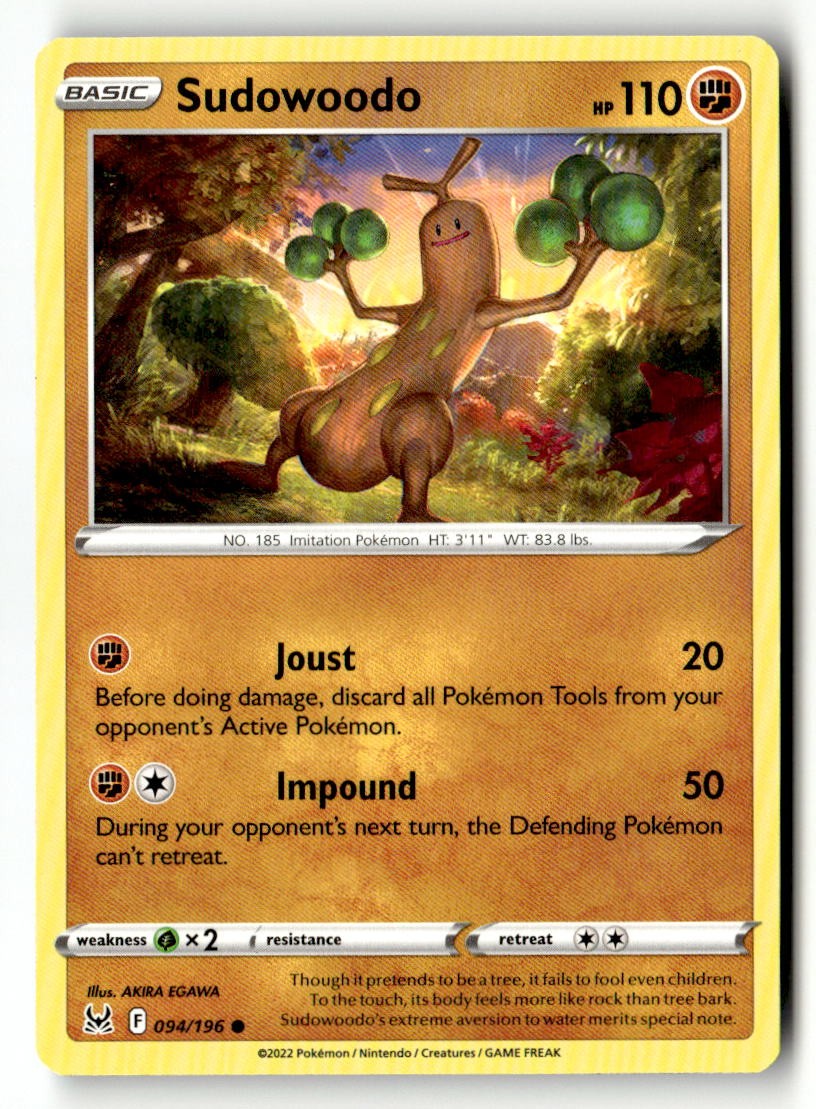 Sudowoodo - 094/196 - [SWSH11 - SWSH11: Lost Origin]