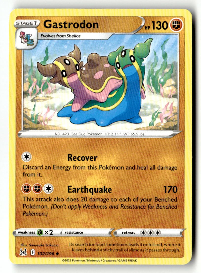 Gastrodon - 102/196 - [SWSH11 - SWSH11: Lost Origin]