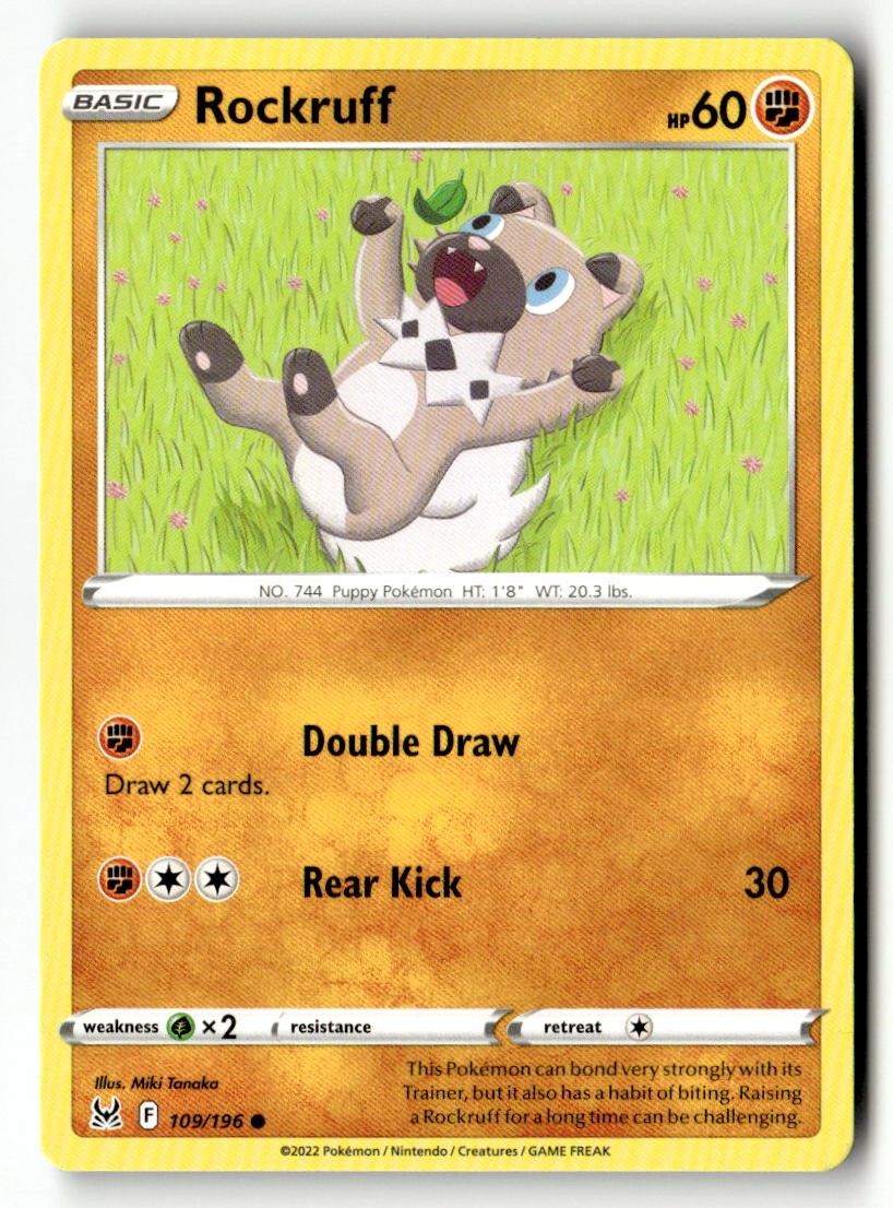 Rockruff - 109/196 - [SWSH11 - SWSH11: Lost Origin]