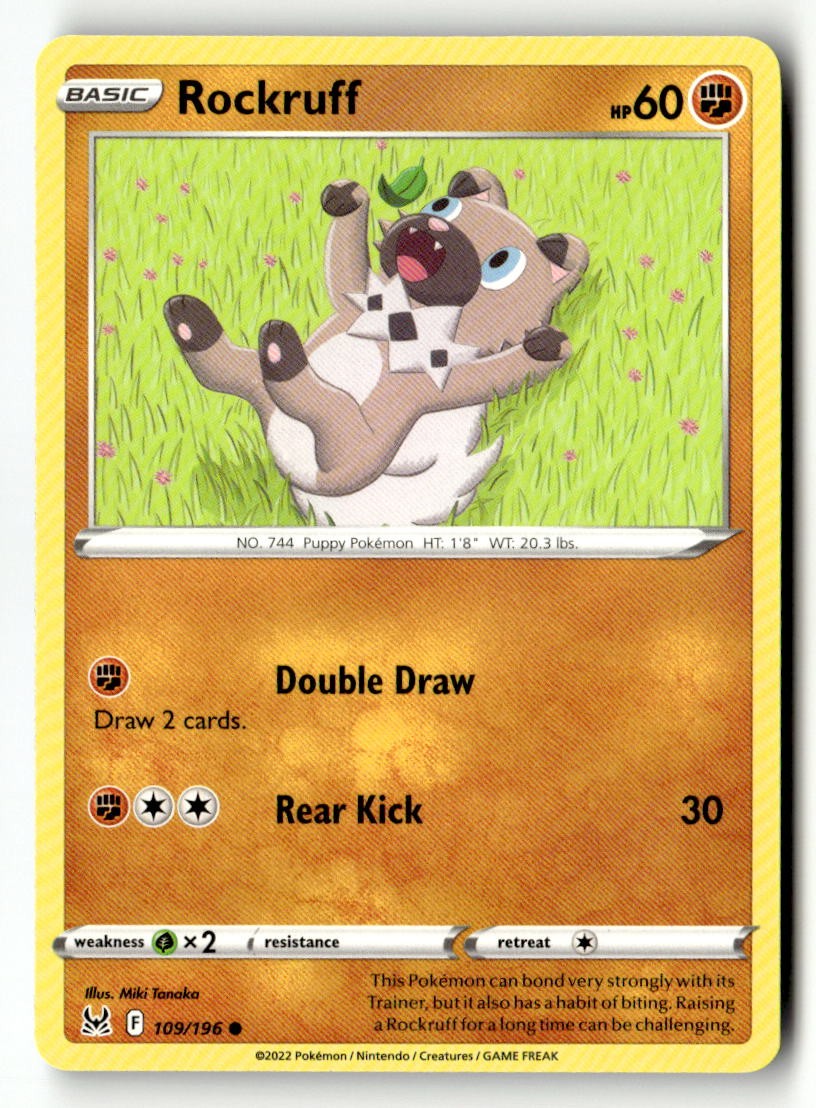Rockruff - 109/196 - [SWSH11 - SWSH11: Lost Origin]