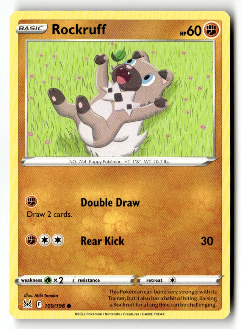 Rockruff - 109/196 - [SWSH11 - SWSH11: Lost Origin]