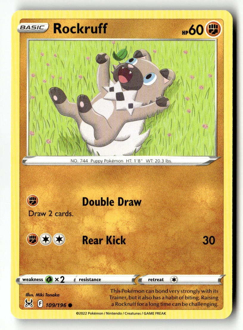 Rockruff - 109/196 - [SWSH11 - SWSH11: Lost Origin]