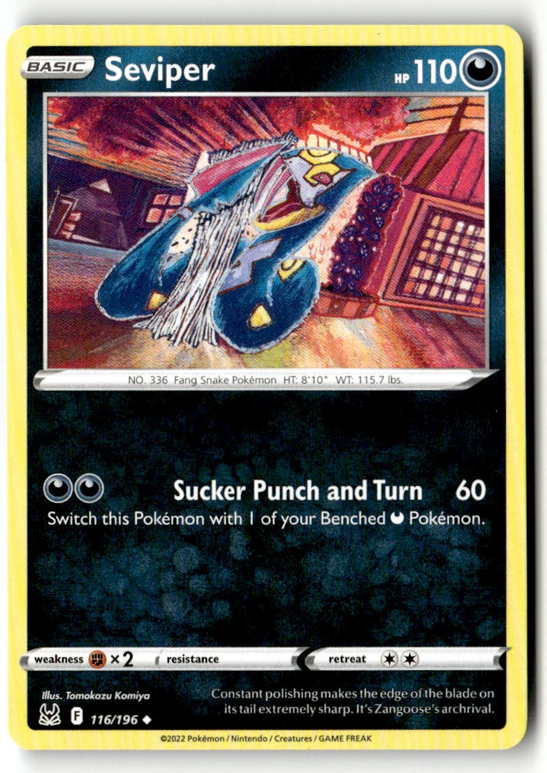 Seviper - 116/196 - [SWSH11 - SWSH11: Lost Origin]