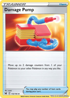 Damage Pump - 156/196 - [SWSH11 - SWSH11: Lost Origin]