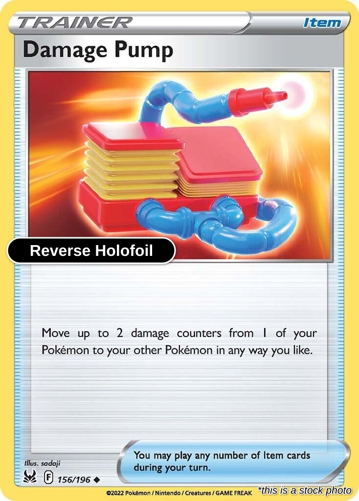 Damage Pump - 156/196 - [SWSH11 - SWSH11: Lost Origin] - Reverse Holofoil