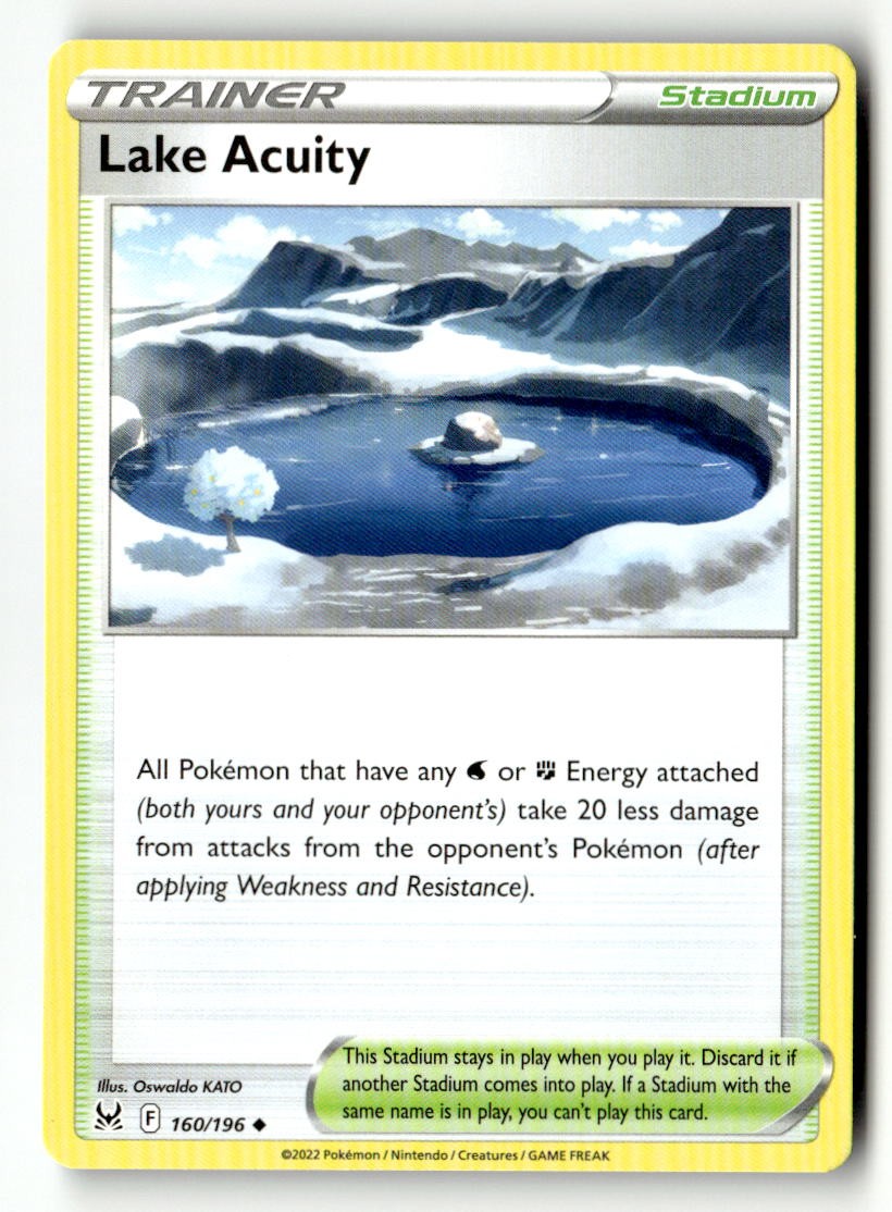 Lake Acuity - 160/196 - [SWSH11 - SWSH11: Lost Origin]
