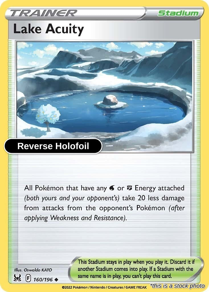 Lake Acuity - 160/196 - [SWSH11 - SWSH11: Lost Origin] - Reverse Holofoil