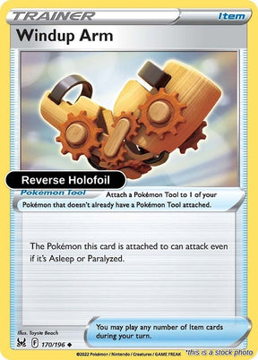 Windup Arm - 170/196 - [SWSH11 - SWSH11: Lost Origin] - Reverse Holofoil