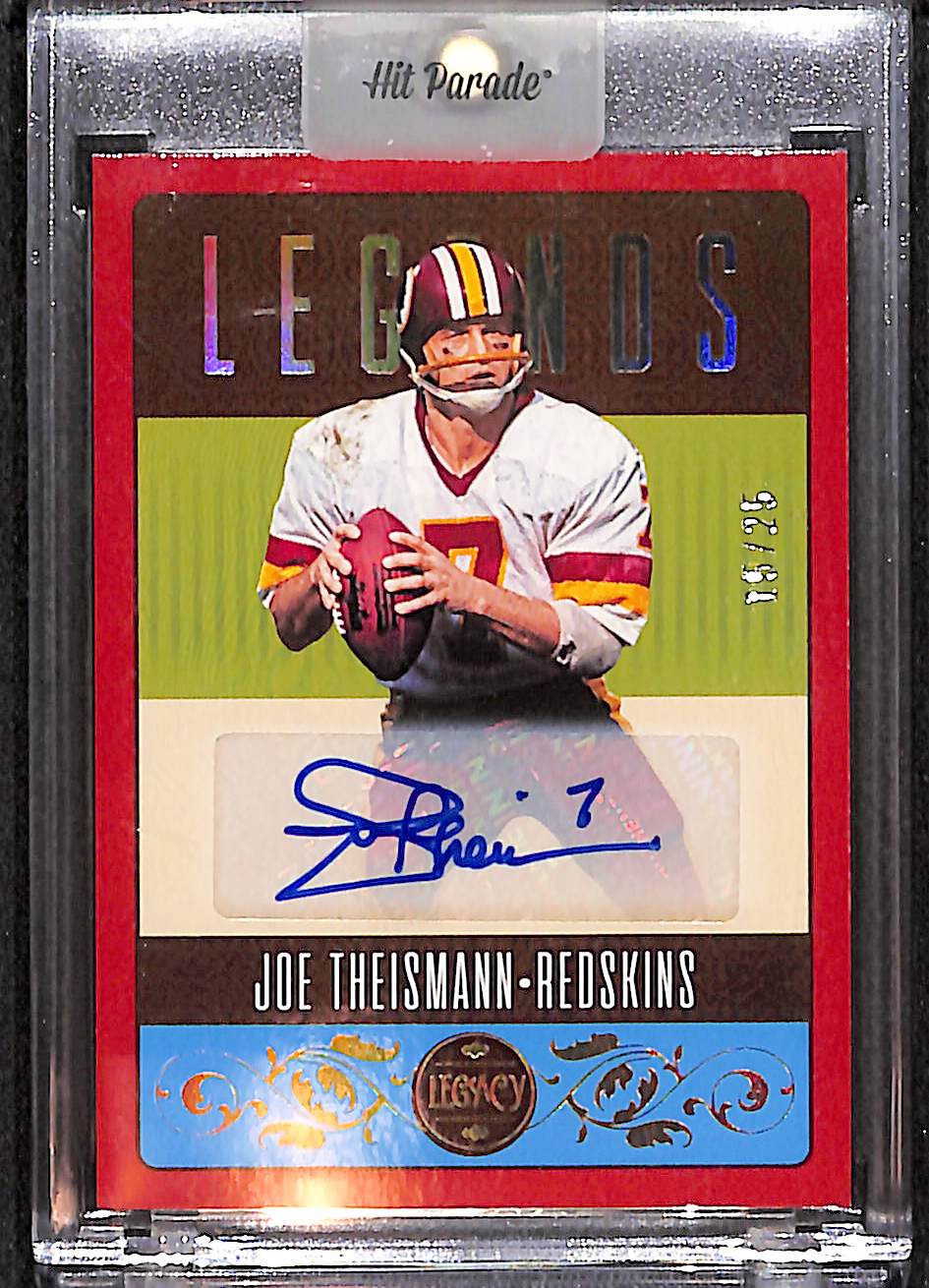 Joe Theismann 2023 Panini Legacy Autographs Red #126 #/25