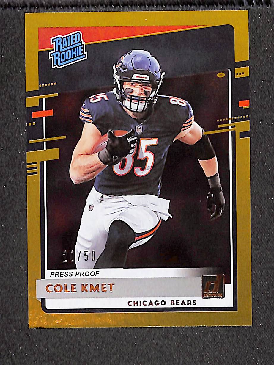 Cole Kmet 2020 Donruss Press Proof Gold #331 #/50