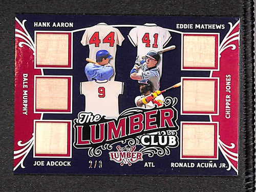 2024 Leaf Lumber - The Lumber Club Red #TLC-1 #/3