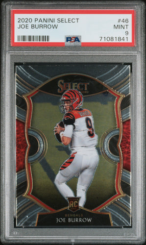 Joe Burrow 2020 Panini Select #46 PSA 9