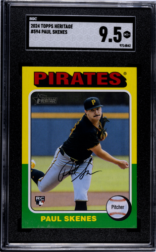 Paul Skenes 2024 Topps Heritage #594 SGC 9.5
