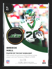 Load image into Gallery viewer, Breece Hall 2024 Panini Player of the Day Purple #41 #/25
